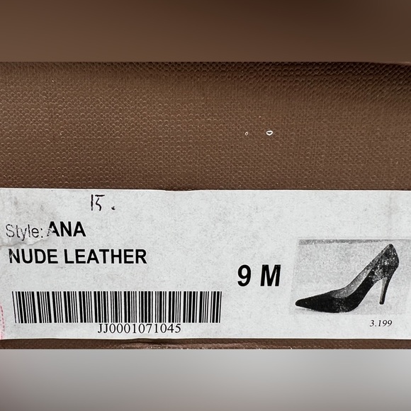 Jon Joseph - Ana Nude Leather High Heel 5” - Picture 7 of 7